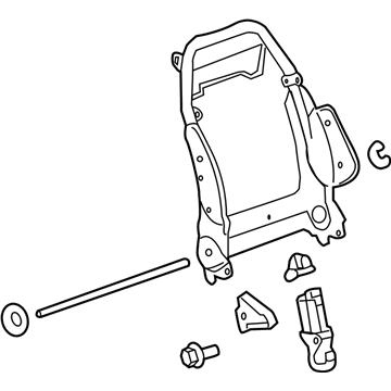 Cadillac 20929306 Seat Back Frame