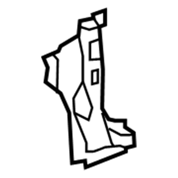 Hummer 15247832 Hinge Pillar Reinforcement