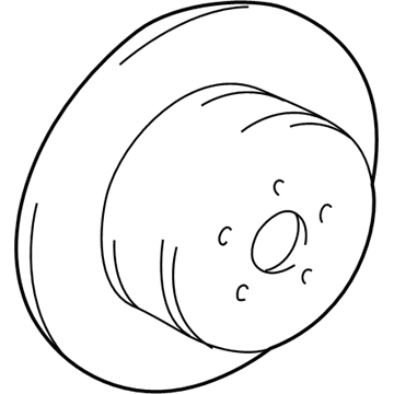 Pontiac Vibe Brake Disc - 88974200