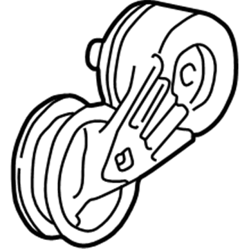 GMC Timing Belt Tensioner - 12552358