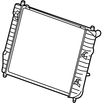 2005 Cadillac XLR Radiator - 10346017