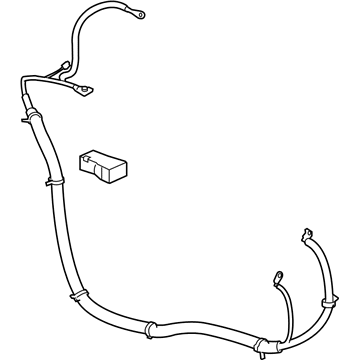 Chevy 19115412 Positive Cable