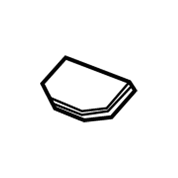 GM 22790812 Striker Cover, Jet Black, Rear GM 22790812 Striker Cover, Jet Black, Rear