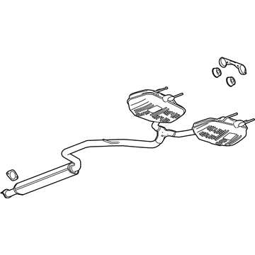 Buick LaCrosse Muffler - 23412412