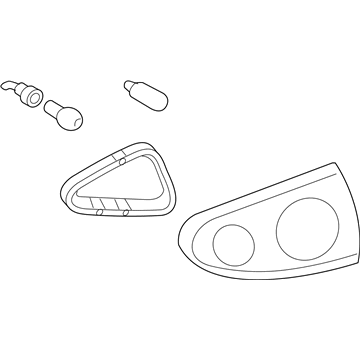 2003 Chevy Cavalier Tail Light - 15142168