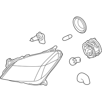 Saturn Headlight - 93357457