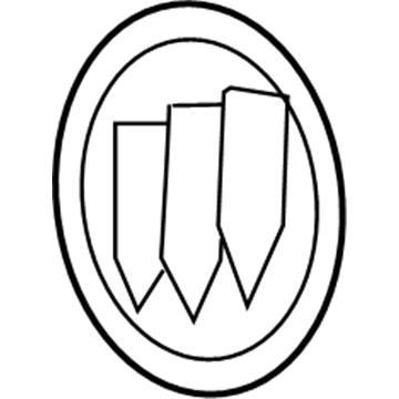 Buick Lucerne Emblem - 25759434