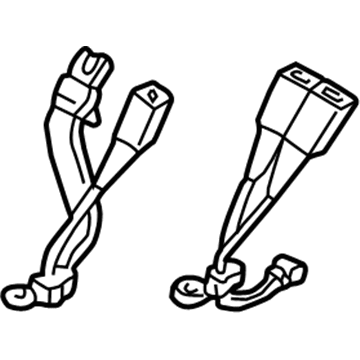 GMC C2500 Seat Belt - 12384224