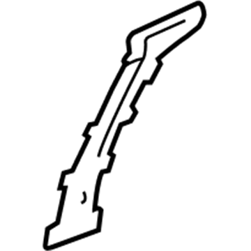 GM 25748226 Upper Reinforcement, Passenger Side