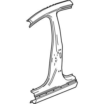 Buick 13268647 Center Pillar