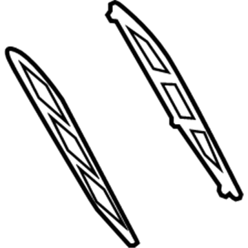 GM 20811309 Hood Ornament, Driver Side GM 20811309 Hood Ornament, Driver Side