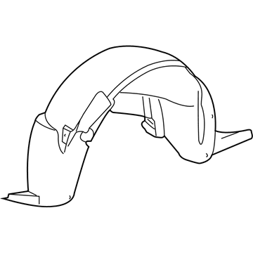 Pontiac Solstice Fender Splash Shield - 25914764