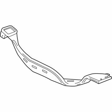 GM 84454723 Rear Duct, Passenger Side GM 84454723 Rear Duct, Passenger Side