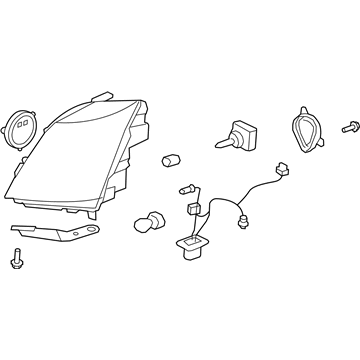 Cadillac Headlight - 22755333