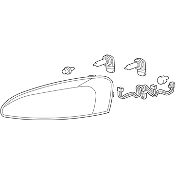 Pontiac Headlight - 25851403