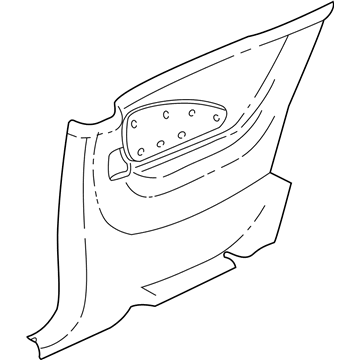GM 15883097 Lower Trim Panel, Driver Side GM 15883097 Lower Trim Panel, Driver Side