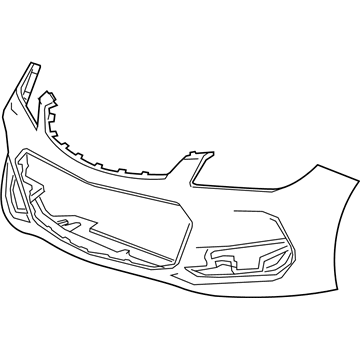 2017 Chevy SS Bumper - 92286075