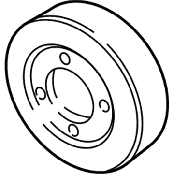 Buick Water Pump Pulley - 25535351
