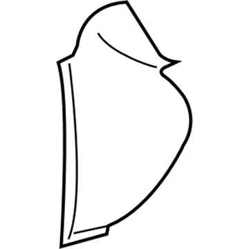 GM 23200181 Side Panel, Jet Black, Outer Driver Side GM 23200181 Side Panel, Jet Black, Outer Driver Side