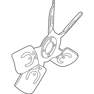 GMC V1500 A/C Condenser Fan - 89024911