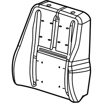 2007 Pontiac Grand Prix Seat Cushion Pad - 88995877