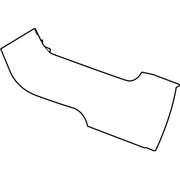 GM 23218926 Side Trim Panel, Titanium, Driver Side