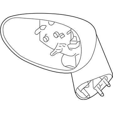 Pontiac Solstice Side View Mirrors - 25882000