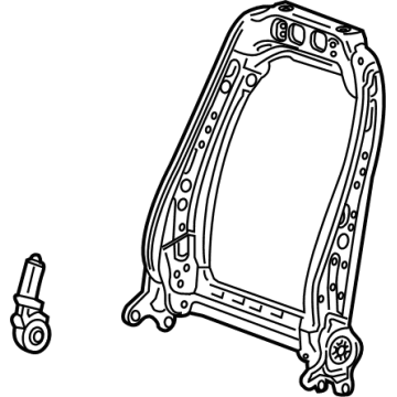 Cadillac 13526515 Seat Back Frame