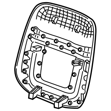 Cadillac 84623945 Seat Back Panel