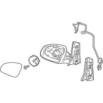 Buick 22908065 Mirror Assembly