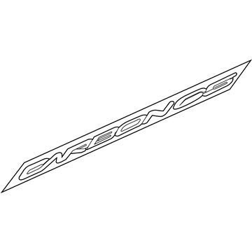 GM 84201700 Nameplate, Front Driver Side