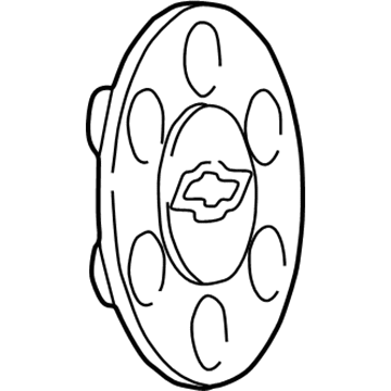 2001 GMC Yukon Wheel Cover - 9594298