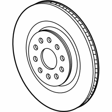 2024 Chevy Corvette Brake Disc - 86822033