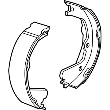 GMC Sierra 3500 HD Brake Shoe - 23458645