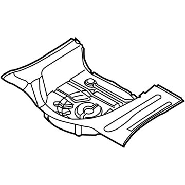 Pontiac 95022788 Rear Floor Pan