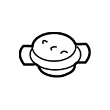 Pontiac 96532577 Spare Bracket