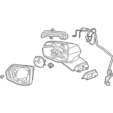 Chevy Blazer Side View Mirrors - 84811458