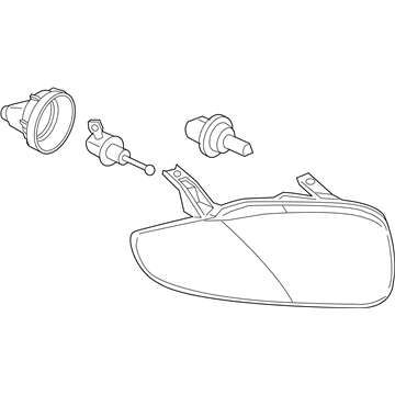 Chevy Cavalier Headlight - 22707274