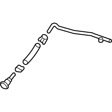 Buick LaCrosse Coolant Pipe - 12637183