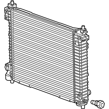 Cadillac Radiator - 23428314