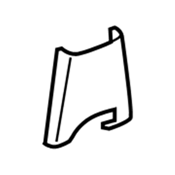 GM 15914548 Hinge Cover, Passenger Side GM 15914548 Hinge Cover, Passenger Side