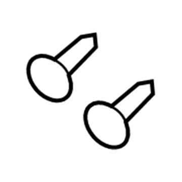 Chevy 11612035 Wheelhouse Liner Retainer