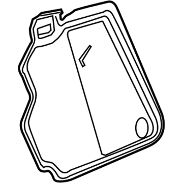 GM 84223353 Water Deflector, Front Driver Side