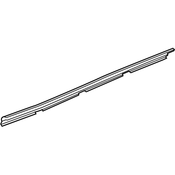 Chevy Corvette Door Moldings - 23182542