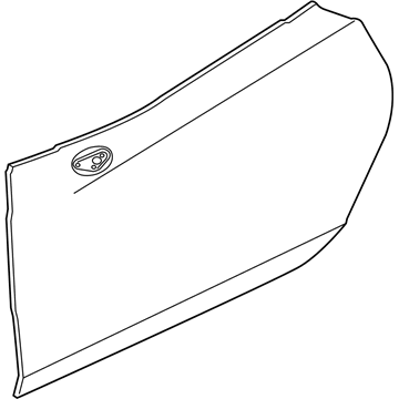 GM 84031048 Door Shell, Front Driver Side