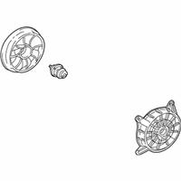 Buick Park Avenue Fan Motor - 12362557 Fan Motor, Passenger Side