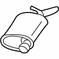 Buick LeSabre Muffler - 25695103 Muffler W/Tpipe