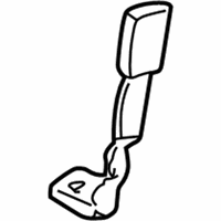 Buick LeSabre Seat Belt - 88952189 Buckle End