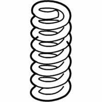 Cadillac STS Coil Springs - 25783598 Coil Spring, Rear