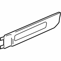 GMC Envoy Door Moldings - 15001169 Side Molding, Outer Driver Side